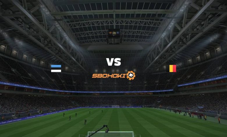 Live Streaming Estonia vs Belgium 2 September 2021 1